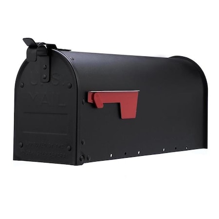 Solar Group Solar Group 250394 Post Mailbox Mount Rural Mailbox; Admiral Black 250394